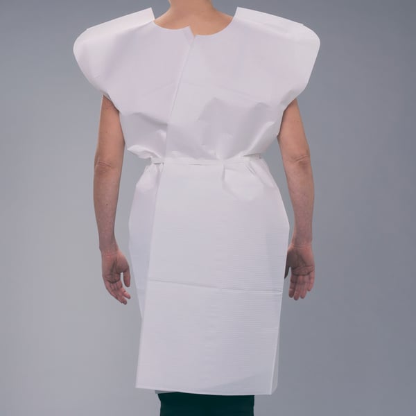 Disposable Hospital Patient Gowns Paper Gowns for Patients