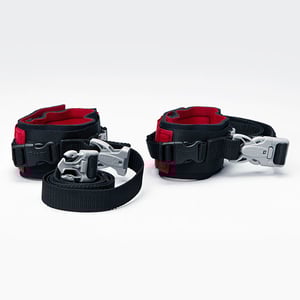  Twice As Tough Restraints Cuffs Ankle Quick Release Attachment Straps 